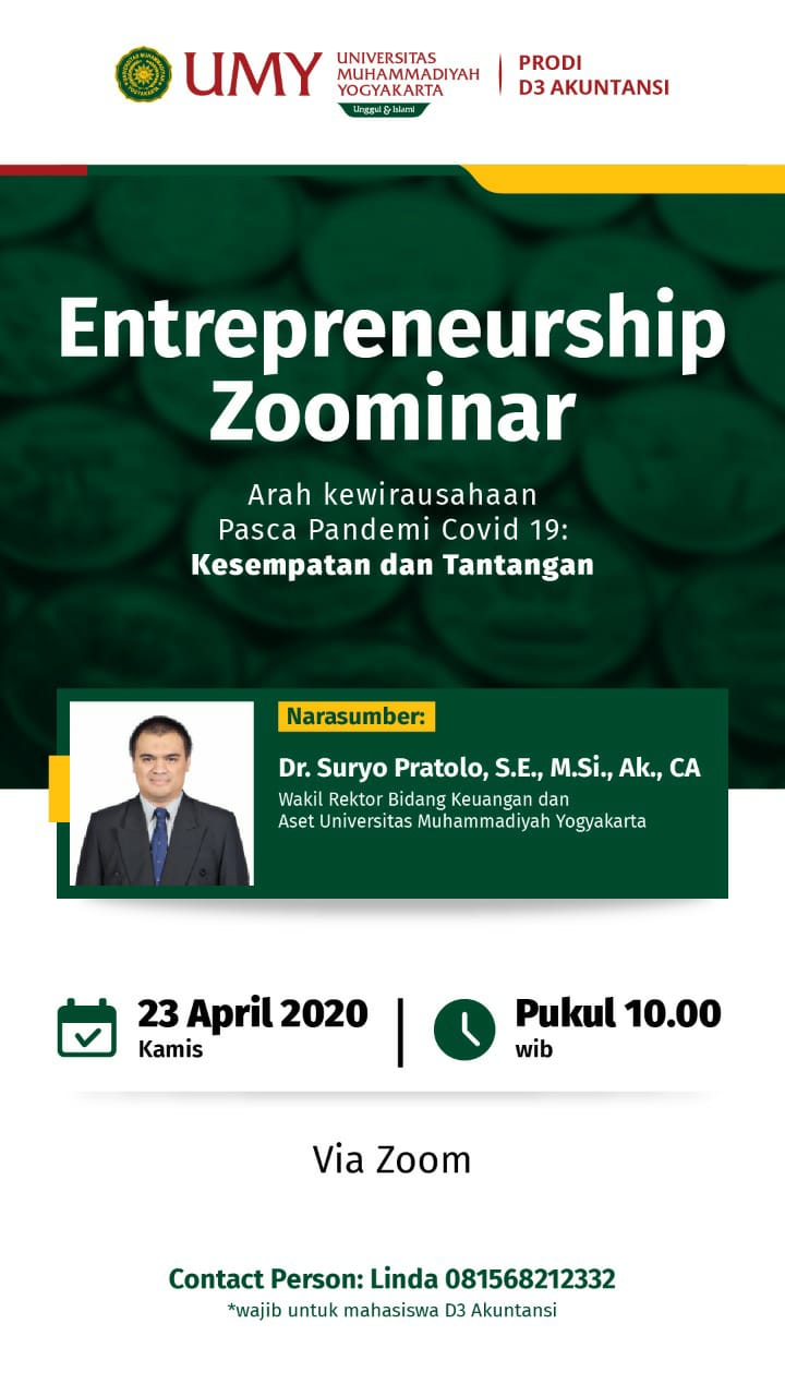 Enterpreneurship Zoominar